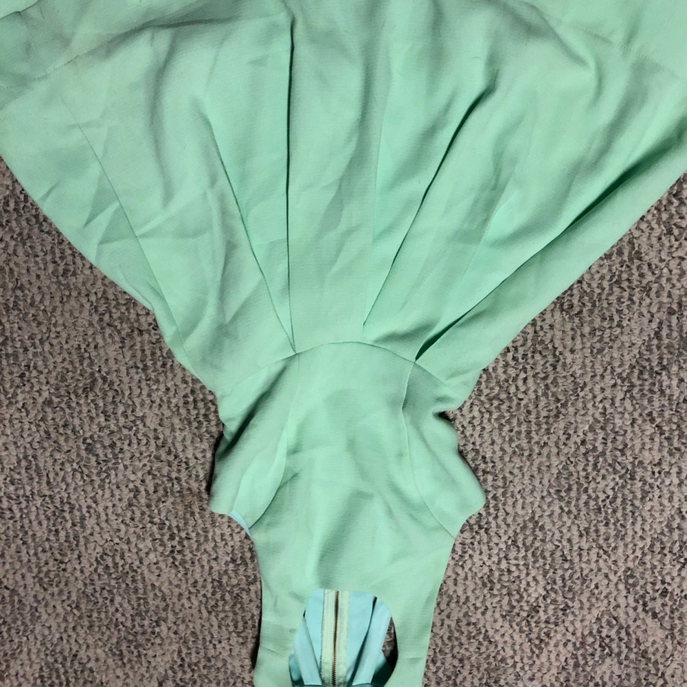 Mint green dress